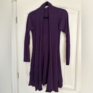 Beautiful Purple Avette Cardigan